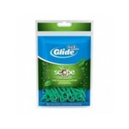 Set Ata Dentara, Crest, Oral-B, Glide, Scope Outlast, Tip Scobitoare, Cerata, Fibra Rezistenta, Aroma Menta, 75 buc