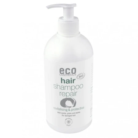 Sampon reparator bio cu mirt si gingko biloba, family size, 500ml, Eco Cosmetics