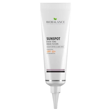 Crema solara SPF 50+ uniformizanta impotriva petelor pigmentare Aqua Fusion, 40ml, Bio Balance