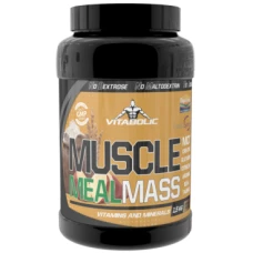 Muscle Meal Mass 1 cu aroma de vanilie, 500g, Vitabolic