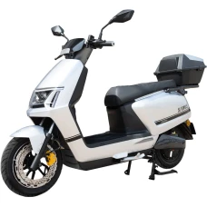 Samus Scuter electric Samus Modena-25-12T2000-72V23-Silver,  1200W, Viteza Maxima 25 km/h, Acumulator 72V23AH, Tip baterie Plumb Acid, Autonomie 85 km, Argintiu