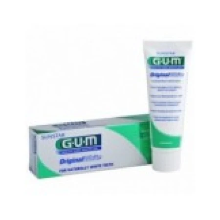 Pasta de Dinti, GUM, Original White, cu Silicu, Efect de Albire si Protectie a Smaltului, 75ml