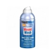 Solutie Salina, NeilMed, Cleanse Sterile Wound Wash, Izotonica, pentru Tratarea Ranilor si Zgarieturilor, 177.5gr