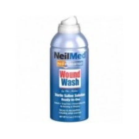 Solutie Salina, NeilMed, Cleanse Sterile Wound Wash, Izotonica, pentru Tratarea Ranilor si Zgarieturilor, 177.5gr