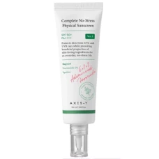 Crema de fata cu protectie solara SPF 50+ Complete No-Stress Physical, 50ml, Axis-Y