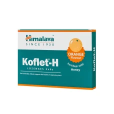Koflet-H cu aroma de portocale, 12 capsule, Himalaya