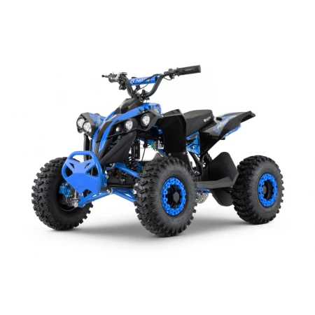 ATV electric NITRO Eco Avenger XXL 1200W 48V cu 3 viteza 6 inch Snowy tyres, albastru
