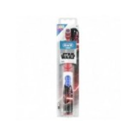 Periuta de Dinti Electrica pentru Copii, Oral-B, Star Wars, Darth Vader, 9600 oscilatii/min, 3+ Ani, Soft, Culoare Rosie