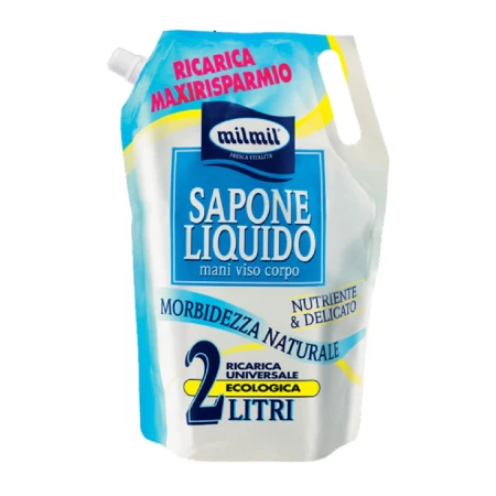 Sapun lichid Rezerva, 2000ml, Mil Mil