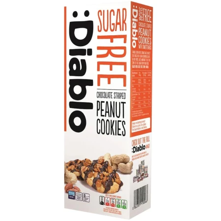 Biscuiti fara zahar cu arahide, 150g, Diablo