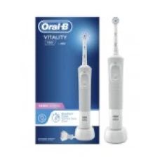 Periuta Electrica, ORAL-B, 3D White, Vitality, D100, Sensi Ultra Thin, Timer 2 Minute, 7600 rotatii / min