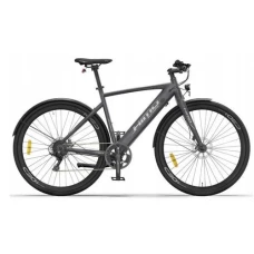 Bicicleta electrica HIMO C30R Max, roti 20inch, viteza 40km/h, motor 250W, faruri LED, IPX7, 9 viteze (Gri)