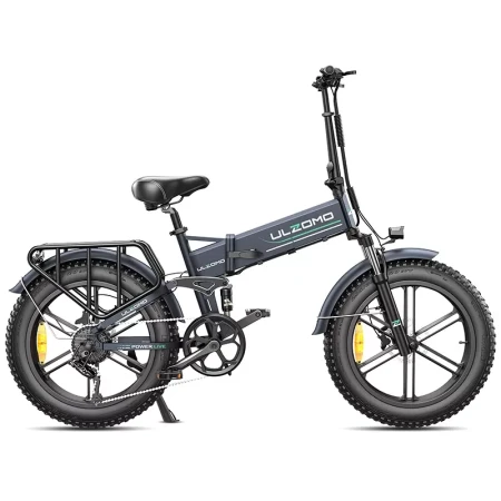 Bicicleta electrica pliabila Ulzomo Dunes 20 E-bike, 750W, 48V 16Ah, autonomie 120km, viteza maxima 40km/h**, Gray, 20''