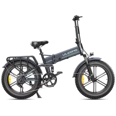 Bicicleta electrica pliabila Ulzomo Dunes 20 E-bike, 750W, 48V 16Ah, autonomie 120km, viteza maxima 40km/h**, Gray, 20''