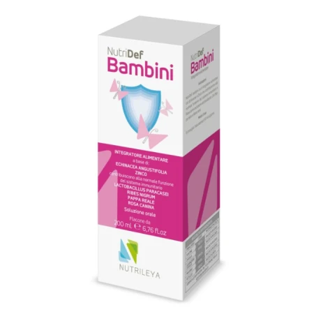 Sirop pentru copii NutriDef bambini, 200ml, Nutrileya