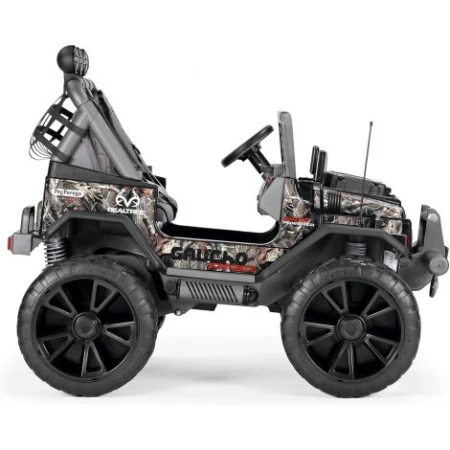 Masina electrica Peg Perego Gaucho Pro Realtree, 6 ani+,2 Locuri,  24V