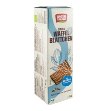 Napolitane bio din grau spelta in ciocolata cu lapte, 125g, Rosen Garten