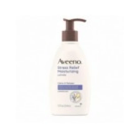 Lotiune de Corp, Aveeno, Stress Relief, cu Ovaz Colodail, pentru o Hidratare Intensiva, Efect 24h, Aroma Lavanda, 354ml