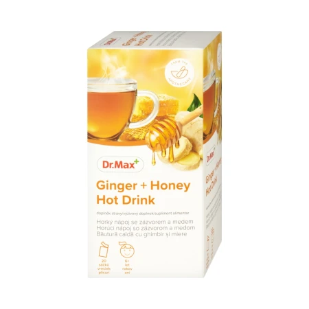 Dr. Max Ginger + Honey Hot Drink, 20 plicuri