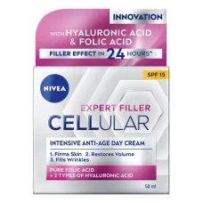 Crema de zi Hyaluron Filler Firming FPS15 Cellular Care, 50ml, Nivea
