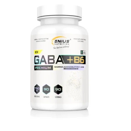 GABA + B6, 90 capsule, Genius Nutrition