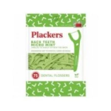 Set Ata Dentara, Plackers, Micro Mint, Tip Scobitoare, Curatare Rapida, Foarte Rezistenta, pentru Dintii din Spate, 75 buc