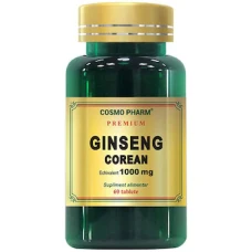 Ginseng coreean 1000miligrame, 60 capsule, CosmoPharm