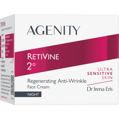 Crema de noapte antirid cu efect regenerator RetiVine 2, 50ml, Agenity