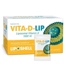 Vitamina D lipozomala, 1000UI, 30 plicuri, Liposhell, Naturali