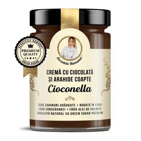 Crema de arahide si cacao Cioconella Secretele Ramonei, 350g, Laboratoarele Remedia