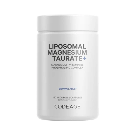 Magneziu taurat liposomal cu vitamina B6, 120 capsule, Codeage