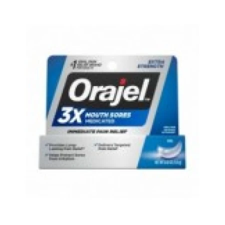 Gel Analgezic, Orajel, Pentru Ameliorarea Durerilor in Urma iritatiilor Bucale, 20% Benzocaina, 11.9gr