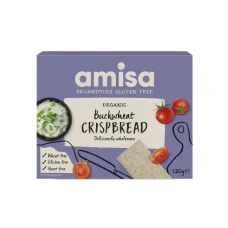 Crispbread din hrisca integrala bio 120g Amisa