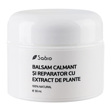 Balsam calmant si reparator cu extract din plante, 30ml, Sabio