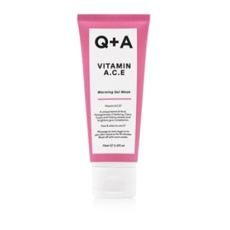 Masca gel cu efect de incalzire Vitamin A.C.E, 75ml, Q+A