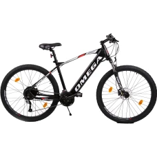 Bicicleta electrica Omega Kerwin 29   negru portocaliu alb