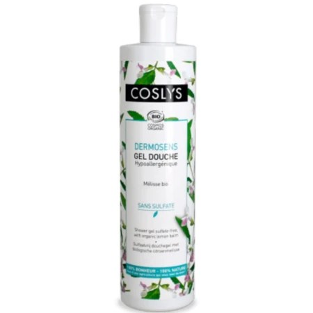 Gel de dus bio pentru piele sensibila cu lamaie, 380ml, Coslys
