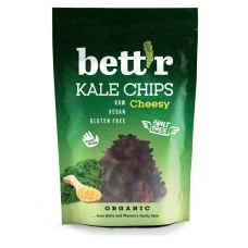 Chips din kale cu aroma de branza raw bio 30g Bettr