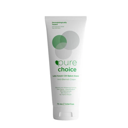 Crema de fata anti-pete si anti-roseata testata dermatologic, 75ml, Pure Choice