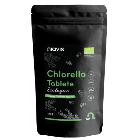 Chlorella Tablete ecologice, 125g, Niavis