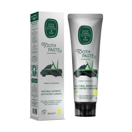 Pasta de dinti cu carbune activ din bambus natural, 90ml, Eyup Sabri Tuncer