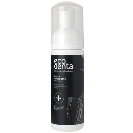 Spuma pentru ingrijire orala si albire cu carbune, 150ml, Ecodenta
