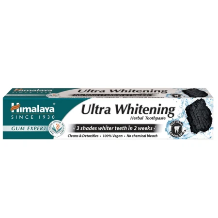 Pasta de dinti Ultra Whitening Charcoal, 75ml, Himalaya