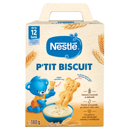 P'tit Biscuit pentru copii de la +12, 180g, Nestle