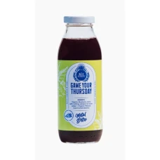 Suc de Afine 100%, Certificat Eco, Ceremonial Matcha extract 30%, Game your Thursday, 300ml,The Blue Renaissance