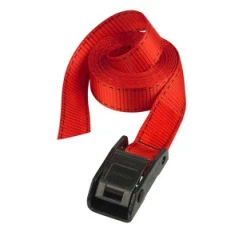Set 2 buc Curea fixare cu catarama metalica MasterLock 2.50m * 25mm Rosu