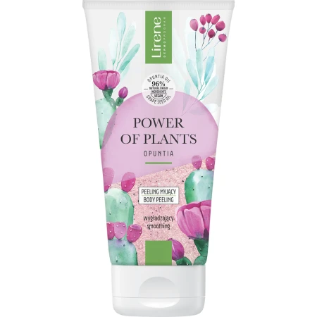 Peeling corporal netezitor cu extract de opuntia Power of Plants, 175ml, Lirene