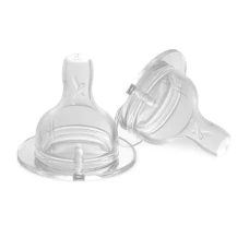 Set tetine silicon marime L +6 luni, 2 bucati, PUR