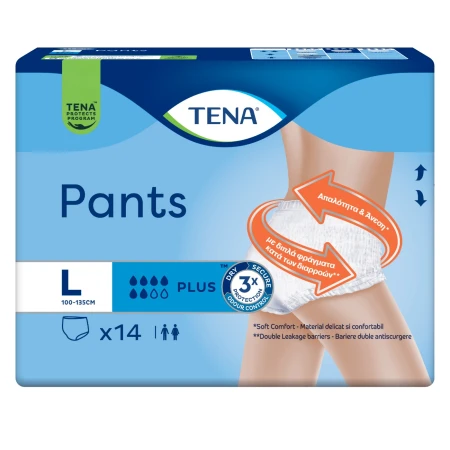 Scutece pentru adulti Pants Plus L, 14 bucati, Tena