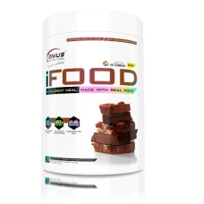 Pudra proteica cu aroma de ciocolata iFood, 1200g, Genius Nutrition